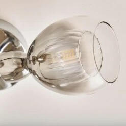 Sylvia 3 Light Semi Flush Ceiling Light 11 Sylvia 3 Light Semi Flush Ceiling Light -Dunelm 30868902 alt03