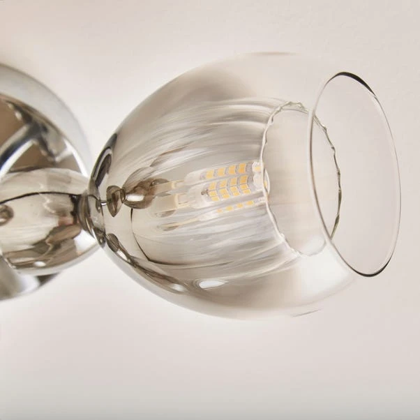 Sylvia 3 Light Semi Flush Ceiling Light 6 Sylvia 3 Light Semi Flush Ceiling Light - Image 4