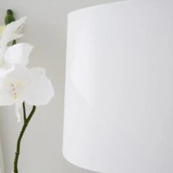 Sylvia Ribbed Glass Table Lamp 28 Sylvia Ribbed Glass Table Lamp -Dunelm 30868908 alt02