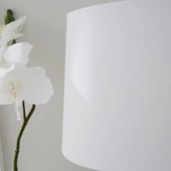 Sylvia Ribbed Glass Table Lamp 22 Sylvia Ribbed Glass Table Lamp -Dunelm 30868909 alt02