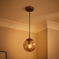 Alexis Glass Adjustable Ceiling Light 21 Alexis Glass Adjustable Ceiling Light -Dunelm 30869075 alt01