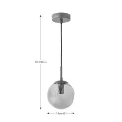 Alexis Glass Adjustable Ceiling Light 25 Alexis Glass Adjustable Ceiling Light -Dunelm 30869075 alt08