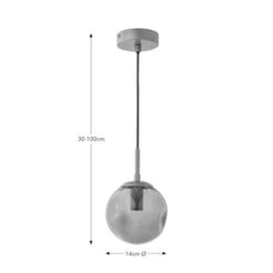 Alexis Glass Adjustable Ceiling Light 19 Alexis Glass Adjustable Ceiling Light -Dunelm 30869076 alt08