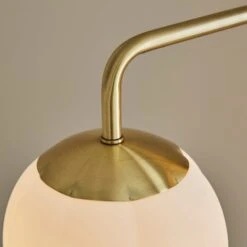 Frosted Tulip 3 Light Ribbed Glass Adjustable Floor Lamp 10 Frosted Tulip 3 Light Ribbed Glass Adjustable Floor Lamp -Dunelm 30869080 alt02