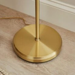 Frosted Tulip 3 Light Ribbed Glass Adjustable Floor Lamp 11 Frosted Tulip 3 Light Ribbed Glass Adjustable Floor Lamp -Dunelm 30869080 alt03