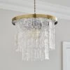 Gianna Acrylic 2 Tier Easy Fit Pendant Shade 2 Gianna Acrylic 2 Tier Easy Fit Pendant Shade -Dunelm 30869125