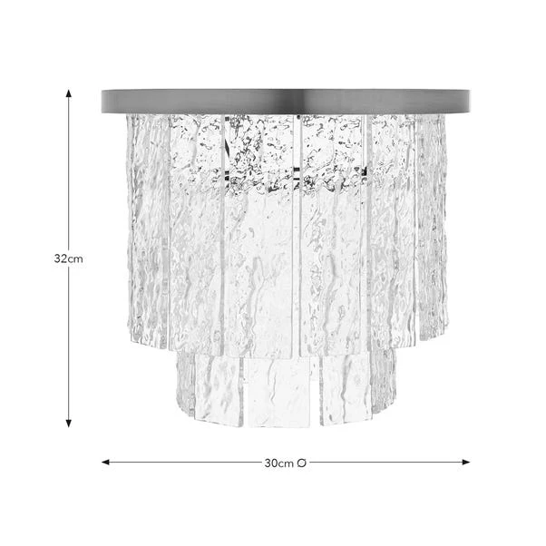 Gianna Acrylic 2 Tier Easy Fit Pendant Shade 7 Gianna Acrylic 2 Tier Easy Fit Pendant Shade - Image 5