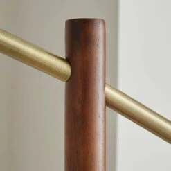 Hazelle Boucle Wooden Floor Lamp 11 Hazelle Boucle Wooden Floor Lamp -Dunelm 30869126 alt03