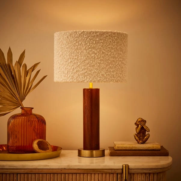 Hazelle Boucle Table Lamp 4 Hazelle Boucle Table Lamp - Image 2