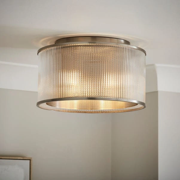 Kruze Glass Flush Ceiling Light 6 Kruze Glass Flush Ceiling Light - Image 4