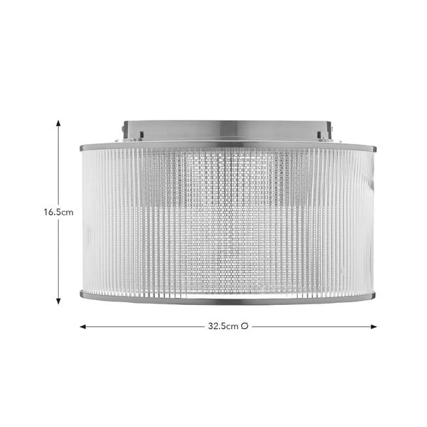 Kruze Glass Flush Ceiling Light 11 Kruze Glass Flush Ceiling Light - Image 9