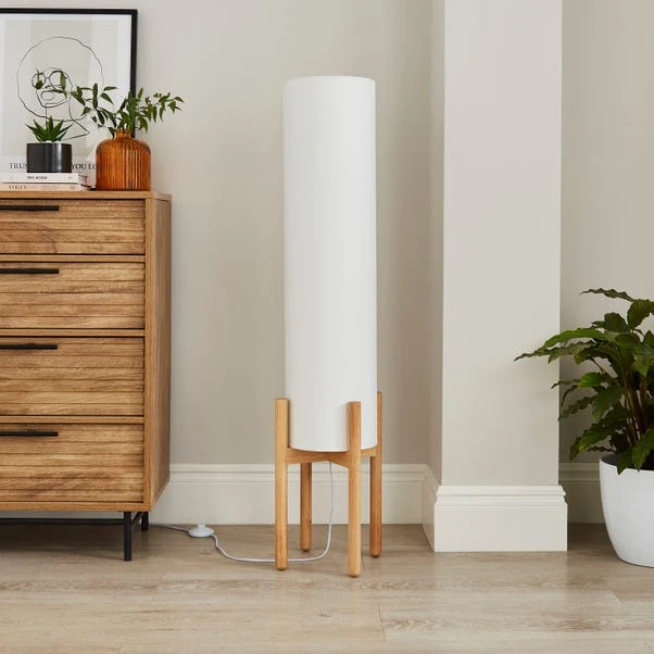 Odin Linen Midi Floor Lamp 3 Odin Linen Midi Floor Lamp