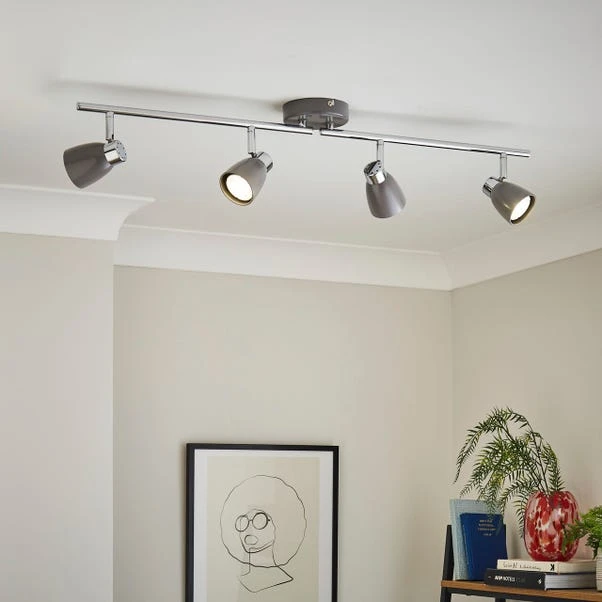 Alto 4 Light Semi Flush Spotlight Bar 2 Alto 4 Light Semi Flush Spotlight Bar