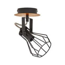 Fulton Industrial Spotlight Wall Light 17 Fulton Industrial Spotlight Wall Light -Dunelm 30869650 alt09