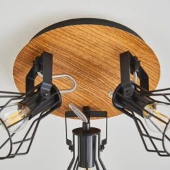 Fulton Industrial 3 Light Semi Flush Spotlight -Dunelm 30869661 alt02