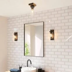 Fulton Industrial Indoor Outdoor Wall Light -Dunelm 30869666 alt09