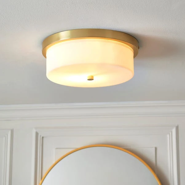 Roan Bathroom Flush Ceiling Light 3 Roan Bathroom Flush Ceiling Light