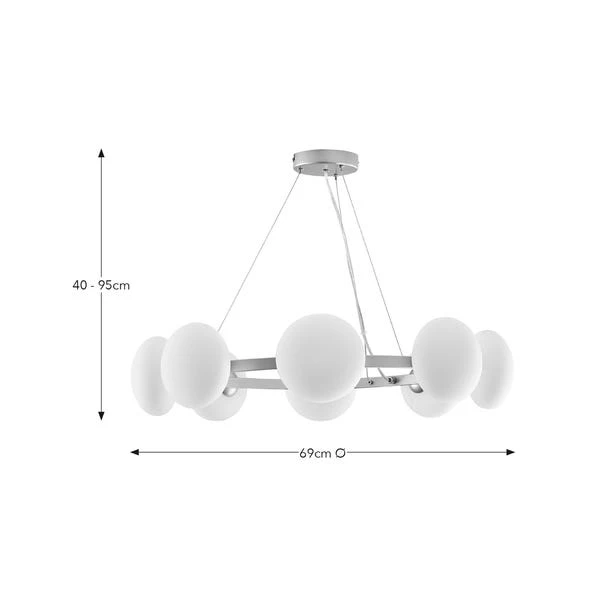 Yonah 8 Light Ceiling Light 8 Yonah 8 Light Ceiling Light - Image 6