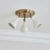 Wybridge 3 Light Semi Flush Spotlight -Dunelm 30869687