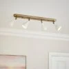 Wybridge 4 Light Semi Flush Spotlight Bar 2 Wybridge 4 Light Semi Flush Spotlight Bar -Dunelm 30869688