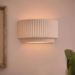 Aivon Ribbed Wall Light -Dunelm 30869689 alt05