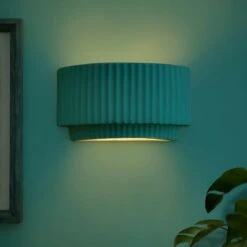 Aivon Ribbed Wall Light -Dunelm 30869689 alt06