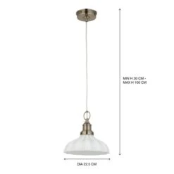 Ashwell Traditional Bathroom Pendant Light 12 Ashwell Traditional Bathroom Pendant Light -Dunelm 30869697 alt08