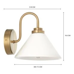 Churchgate Keyham Bathroom Wall Light 12 Churchgate Keyham Bathroom Wall Light -Dunelm 30869710 alt08