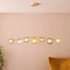 Eliza 7 Light Diner Ceiling Light 1 Eliza 7 Light Diner Ceiling Light -Dunelm 30869733
