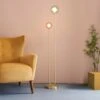Eliza 2 Light Glass Floor Lamp 2 Eliza 2 Light Glass Floor Lamp -Dunelm 30869734