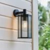 Hex Ribbed Indoor Outdoor Wall Light 2 Hex Ribbed Indoor Outdoor Wall Light -Dunelm 30869737