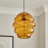 Hunnie Glass Easy Fit Pendant Shade -Dunelm 30869738