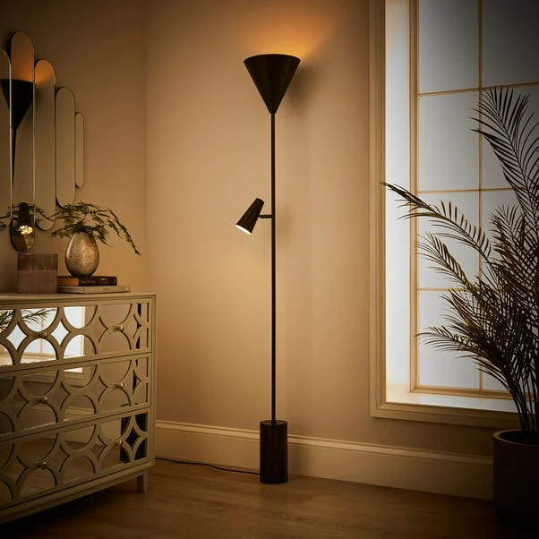 Heidi Industrial 2 Light Metal Floor Lamp 4 Heidi Industrial 2 Light Metal Floor Lamp - Image 2