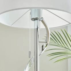 Palais 2 Light Metal Floor Lamp 11 Palais 2 Light Metal Floor Lamp -Dunelm 30870074 alt03