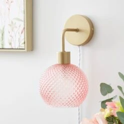 Elodie Plug In Wall Light 32 Elodie Plug In Wall Light -Dunelm 30870140