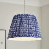 Joyce Conical Classic Blue Lamp Shade 1 Joyce Conical Classic Blue Lamp Shade -Dunelm 30870676