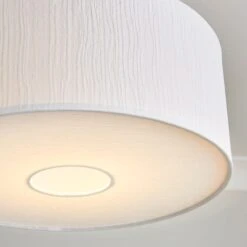 Rippled Paper Shallow Diffuser Drum Lamp Shade -Dunelm 30870734 alt03