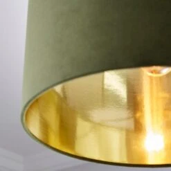 Nesa Velvet Drum Lamp Shade -Dunelm 30870736 alt03