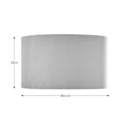Nesa Velvet Drum Lamp Shade -Dunelm 30870737 alt08