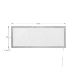 London Skyline Etched Neon Sign -Dunelm 30870746 alt08