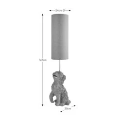 Reggie The Cockapoo Adjustable Floor Lamp 13 Reggie The Cockapoo Adjustable Floor Lamp -Dunelm 30870749 alt08
