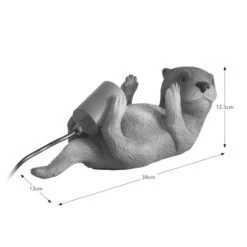 Ottelie The Otter Resin Table Lamp -Dunelm 30870750 alt08