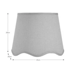 Scalloped Edge Lamp Shade -Dunelm 30870756 alt08