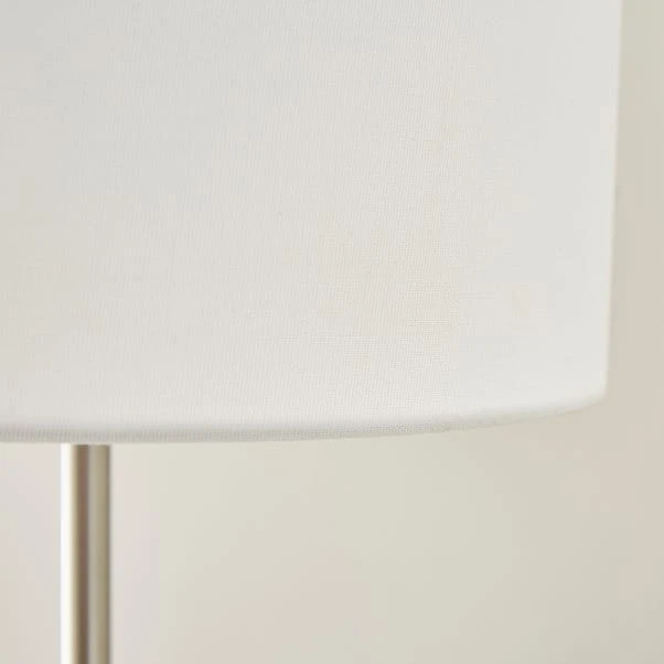 Carrara Marble Base Floor Lamp With Table 5 Carrara Marble Base Floor Lamp With Table - Image 3