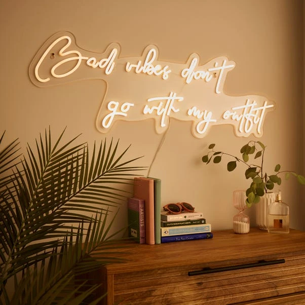 Bad Vibes Neon Sign 4 Bad Vibes Neon Sign - Image 2