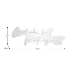 Bad Vibes Neon Sign 11 Bad Vibes Neon Sign -Dunelm 30873113 alt08