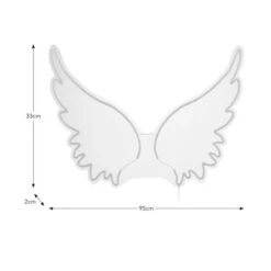 Angel Wings Neon Sign 11 Angel Wings Neon Sign -Dunelm 30873116 alt08