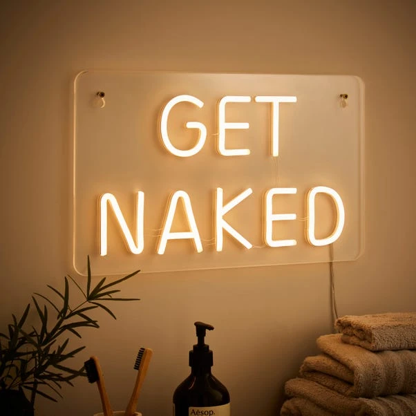 Get Naked Neon Sign 4 Get Naked Neon Sign - Image 2
