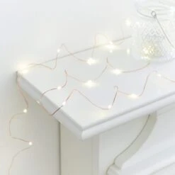 Micro 100 LED Wire String Lights 19 Micro 100 LED Wire String Lights -Dunelm 30873986 alt02