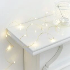 Micro 100 LED Wire String Lights 15 Micro 100 LED Wire String Lights -Dunelm 30873987 alt02